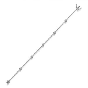 18ct White Gold Diamond Bracelet