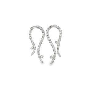 18ct White Gold Diamond Verona Earrings