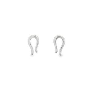 18ct White Gold Verona Stud Earrings