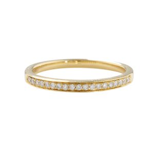 9ct Yellow Gold Grain Set Eternity Ring