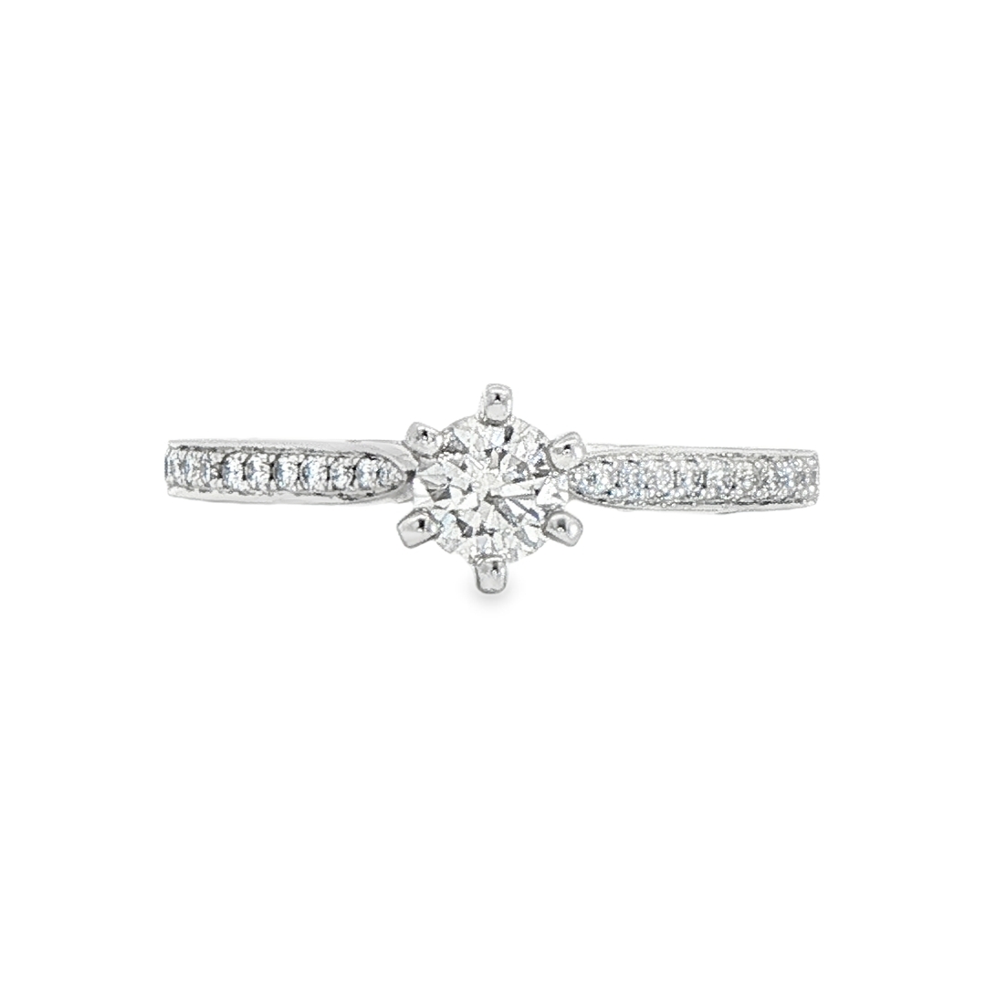 Platinum 0.30ct Diamond Solitaire Ring