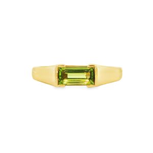 18ct Yellow Gold Peridot Ring